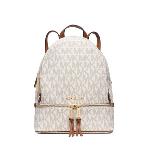 michael kors large white backpack|Michael Kors white purse small.